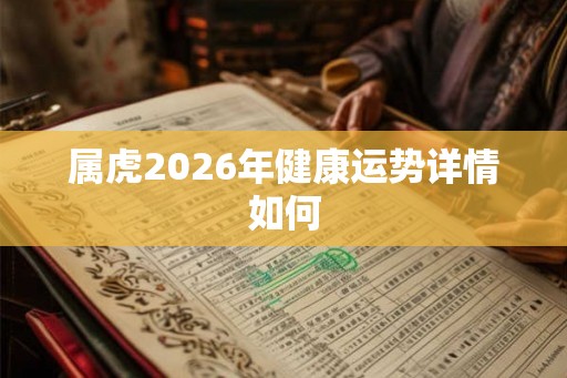 属虎2026年健康运势详情如何