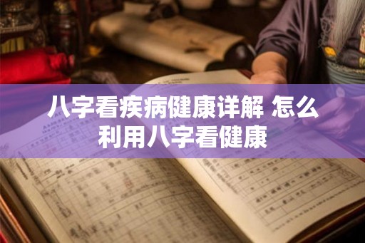 八字看疾病健康详解 怎么利用八字看健康