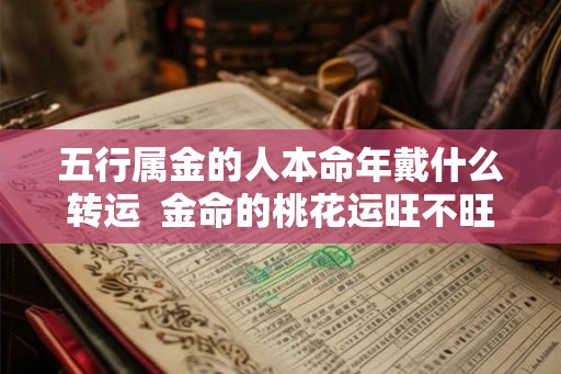 五行属金的人本命年戴什么转运  金命的桃花运旺不旺