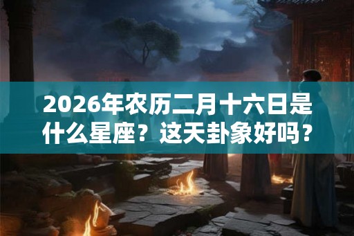 2026年农历二月十六日是什么星座？这天卦象好吗？
