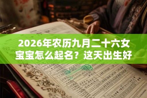 2026年农历九月二十六女宝宝怎么起名？这天出生好命吗？