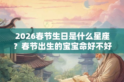 2026春节生日是什么星座？春节出生的宝宝命好不好？