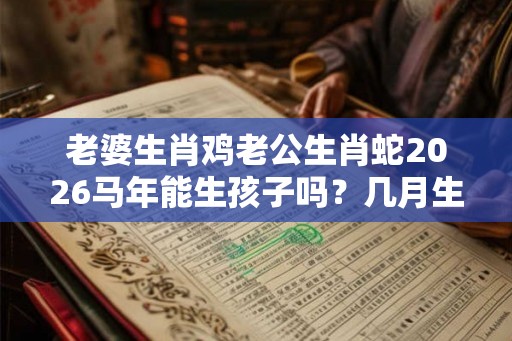 老婆生肖鸡老公生肖蛇2026马年能生孩子吗？几月生的宝宝命运好？