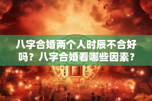 八字合婚两个人时辰不合好吗？八字合婚看哪些因素？
