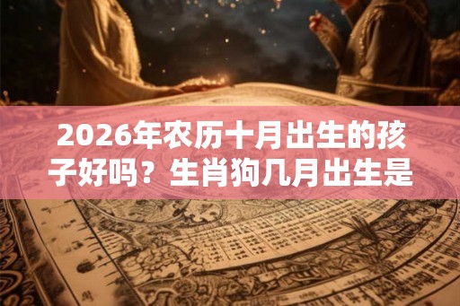 2026年农历十月出生的孩子好吗？生肖狗几月出生是最好的？