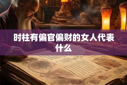 时柱有偏官偏财的女人代表什么