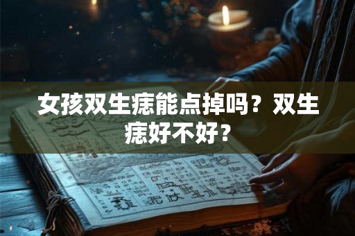 女孩双生痣能点掉吗?双生痣好不好? 女孩双生痣能点掉吗?双生痣好不好?