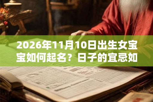 2026年11月10日出生女宝宝如何起名?日子的宜忌如何? 2026年11月10日出生女宝宝如何起名?日子的宜忌如何?