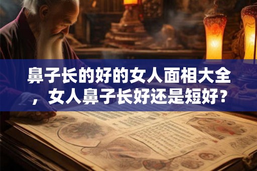 鼻子长的好的女人面相大全，女人鼻子长好还是短好？