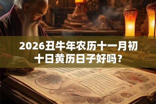 2026丑牛年农历十一月初十日黄历日子好吗？