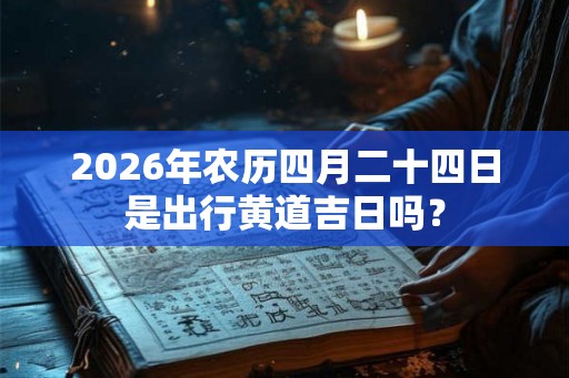 2026年农历四月二十四日是出行黄道吉日吗？