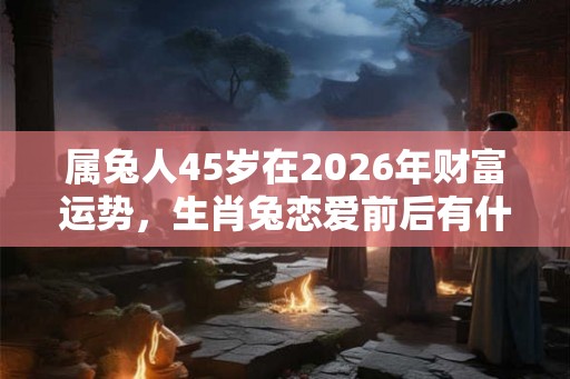 属兔人45岁在2026年财富运势，生肖兔恋爱前后有什么区别