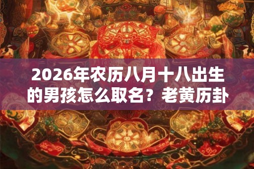 2026年农历八月十八出生的男孩怎么取名？老黄历卦象好吗？