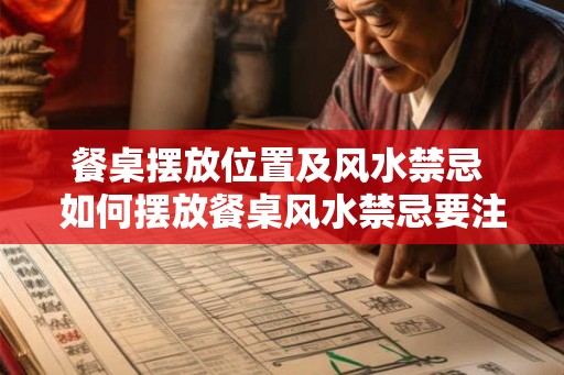 餐桌摆放位置及风水禁忌 如何摆放餐桌风水禁忌要注意吗