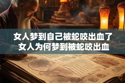 女人梦到自己被蛇咬出血了 女人为何梦到被蛇咬出血 女人梦到自己被蛇咬出血了 女人为何梦到被蛇咬出血