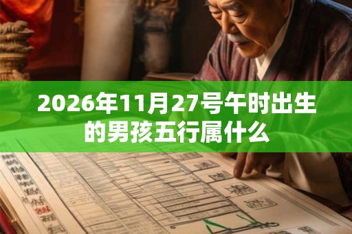 2026年11月27号午时出生的男孩五行属什么 2026年11月27号午时出生的男孩五行属什么