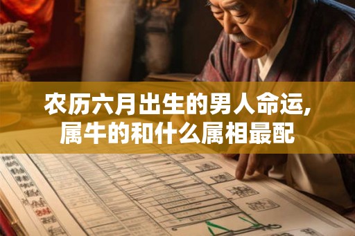 农历六月出生的男人命运,属牛的和什么属相最配