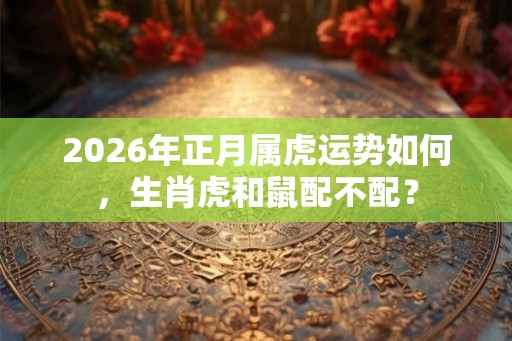 2026年正月属虎运势如何，生肖虎和鼠配不配？