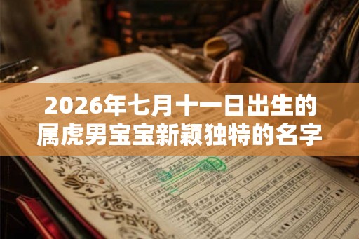 2026年七月十一日出生的属虎男宝宝新颖独特的名字大全集