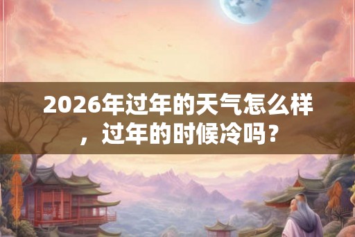 2026年过年的天气怎么样，过年的时候冷吗？