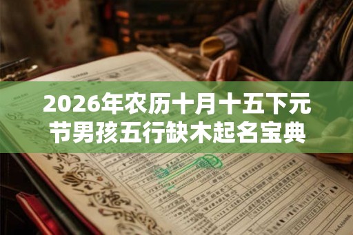 2026年农历十月十五下元节男孩五行缺木起名宝典