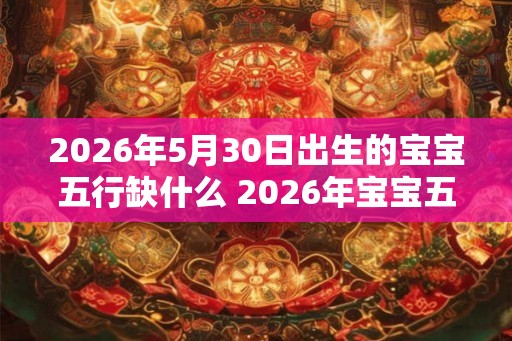 2026年5月30日出生的宝宝五行缺什么 2026年宝宝五行缺少哪一元素