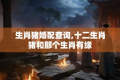 生肖猪婚配查询,十二生肖猪和那个生肖有缘 生肖猪婚配查询,十二生肖猪和那个生肖有缘