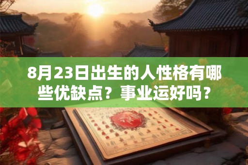 8月23日出生的人性格有哪些优缺点？事业运好吗？
