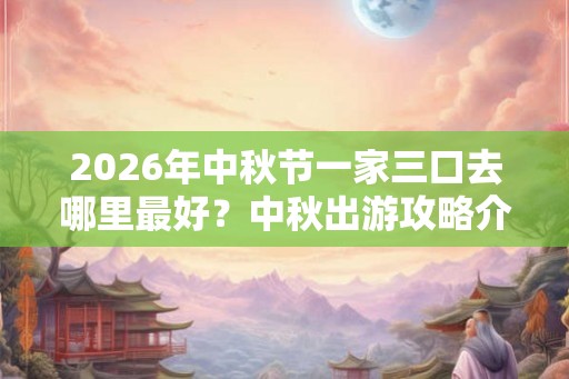 2026年中秋节一家三口去哪里最好？中秋出游攻略介绍