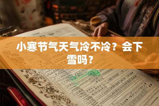 小寒节气天气冷不冷？会下雪吗？