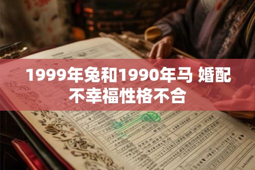 1999年兔和1990年马 婚配不幸福性格不合 1999年兔和1990年马 婚配不幸福性格不合