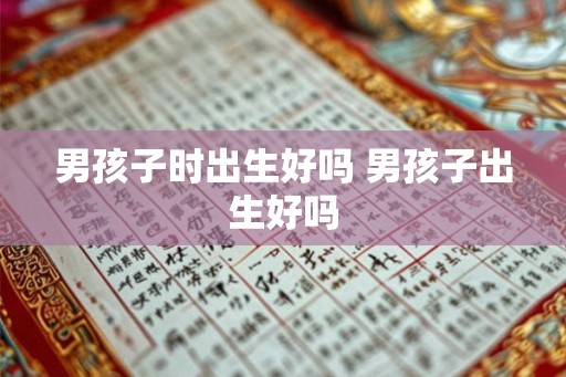 男孩子时出生好吗 男孩子出生好吗