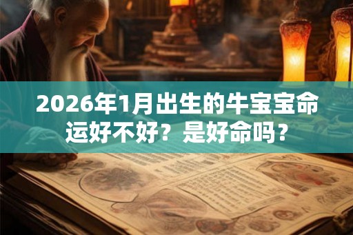 2026年1月出生的牛宝宝命运好不好?是好命吗? 2026年1月出生的牛宝宝命运好不好?是好命吗?