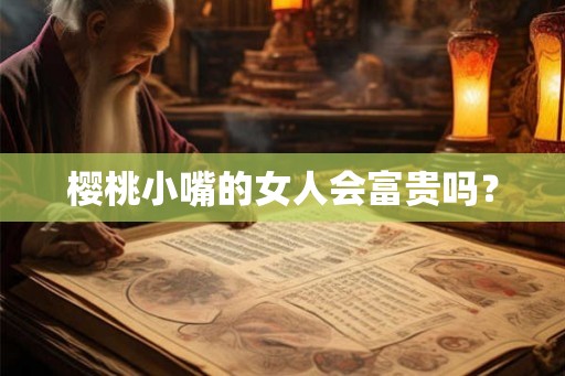 樱桃小嘴的女人会富贵吗？