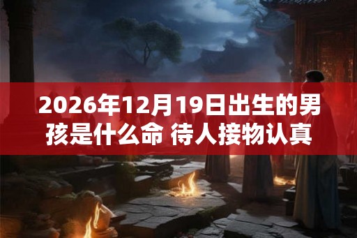 2026年12月19日出生的男孩是什么命 待人接物认真细致 2026年12月19日出生的男孩是什么命 待人接物认真细致
