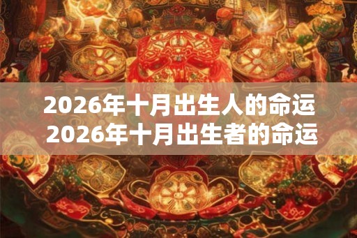 2026年十月出生人的命运 2026年十月出生者的命运如何 2026年十月出生人的命运 2026年十月出生者的命运如何