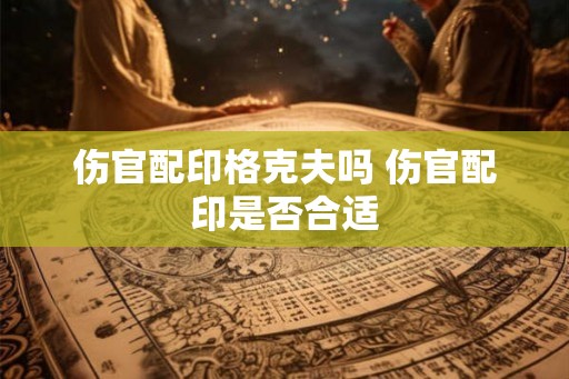 伤官配印格克夫吗 伤官配印是否合适 伤官配印格克夫吗 伤官配印是否合适