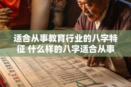 适合从事教育行业的八字特征 什么样的八字适合从事教育工作