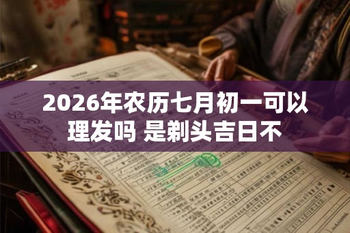 2026年农历七月初一可以理发吗 是剃头吉日不 2026年农历七月初一可以理发吗 是剃头吉日不