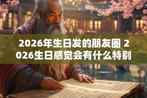 2026年生日发的朋友圈 2026生日感觉会有什么特别惊喜 2026年生日发的朋友圈 2026生日感觉会有什么特别惊喜