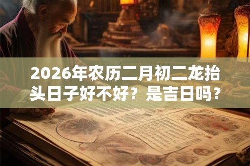 2026年农历二月初二龙抬头日子好不好？是吉日吗？