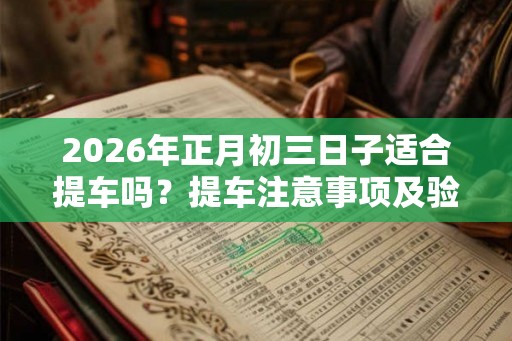 2026年正月初三日子适合提车吗？提车注意事项及验车的步骤？