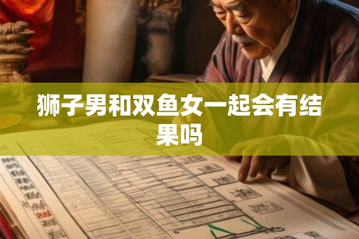 狮子男和双鱼女一起会有结果吗
