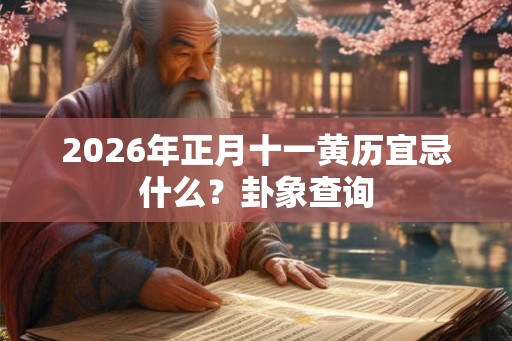 2026年正月十一黄历宜忌什么？卦象查询