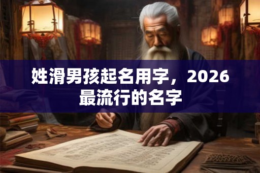 姓滑男孩起名用字，2026最流行的名字