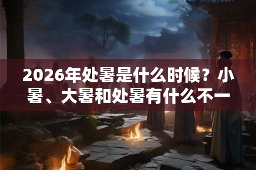 2026年处暑是什么时候?小暑、大暑和处暑有什么不一样? 2026年处暑是什么时候?小暑、大暑和处暑有什么不一样?
