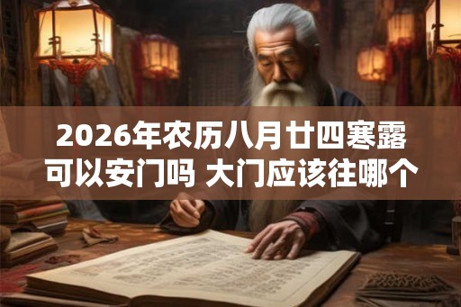 2026年农历八月廿四寒露可以安门吗 大门应该往哪个方向开