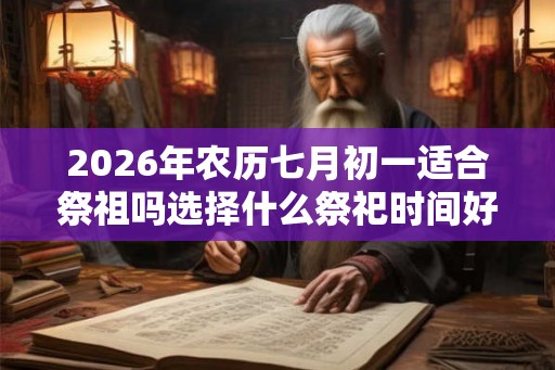 2026年农历七月初一适合祭祖吗选择什么祭祀时间好