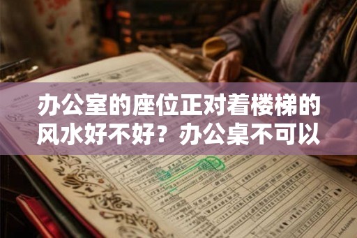 办公室的座位正对着楼梯的风水好不好？办公桌不可以出现什么？