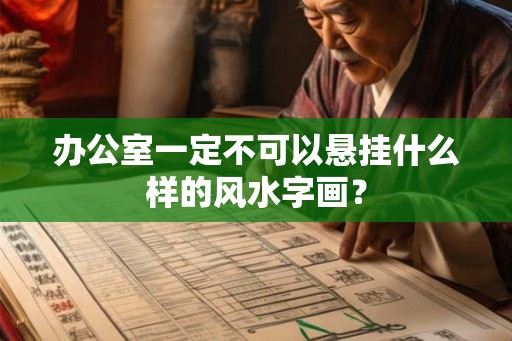 办公室一定不可以悬挂什么样的风水字画？